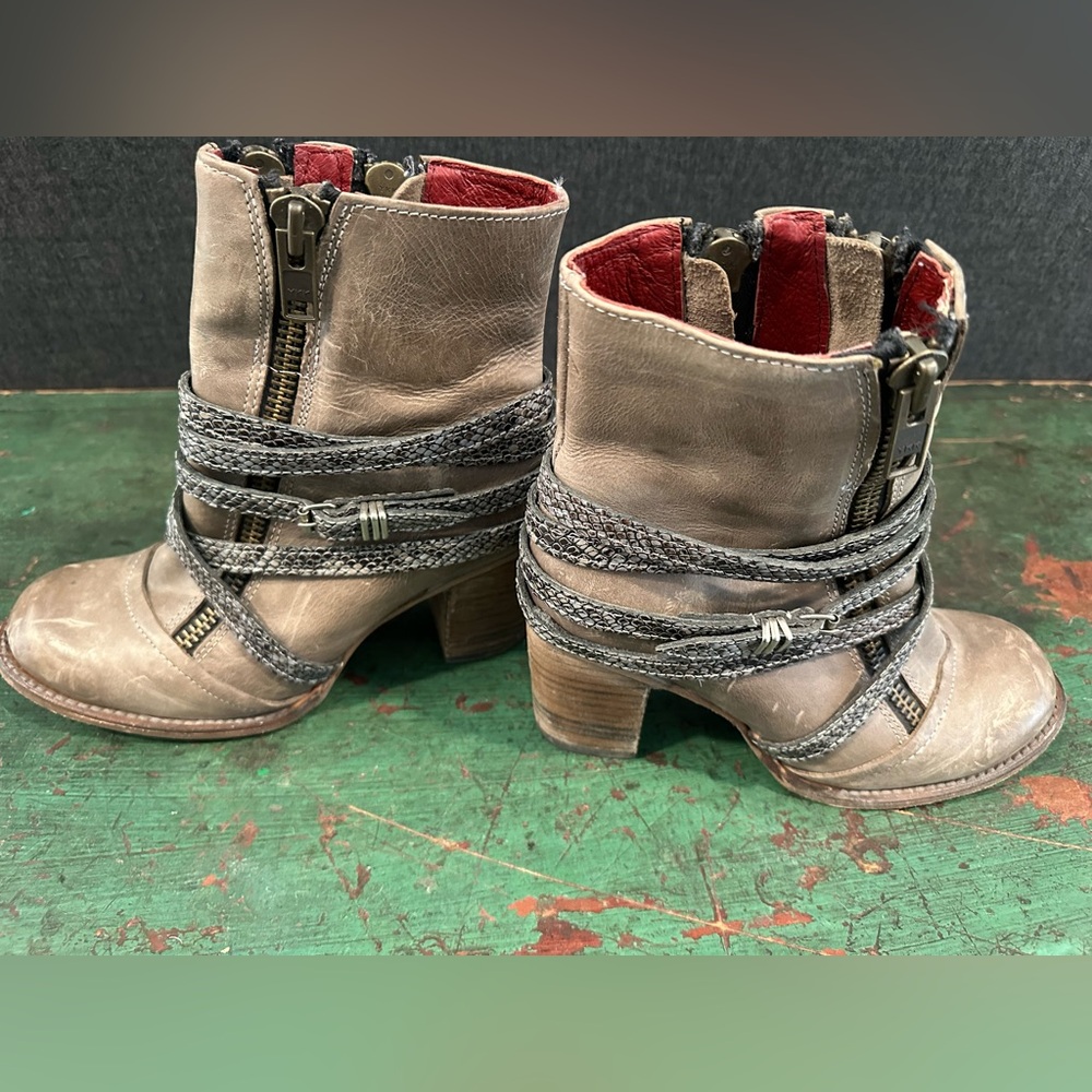 Freebird by Steven Tan and Gray Combat Boots
